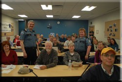 Community Service Officers with Block Watch Captains