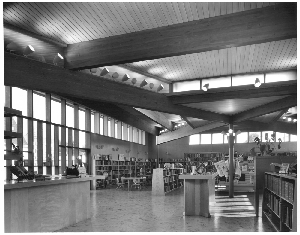 Library Interior 1957